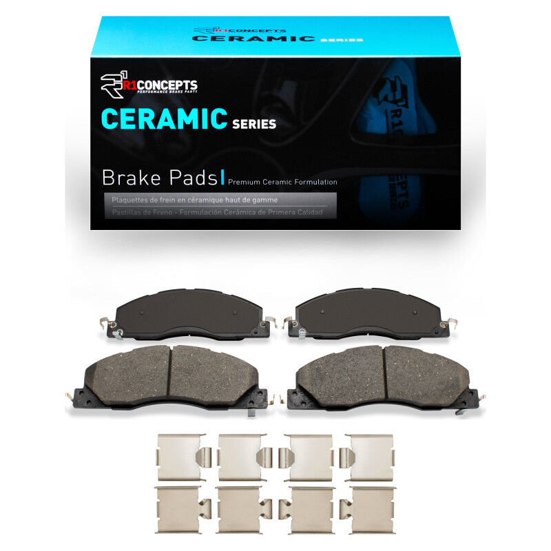 Dodge Ram 3500 Brake Pads - Front - R1 Concepts - Ceramic - `09-`18